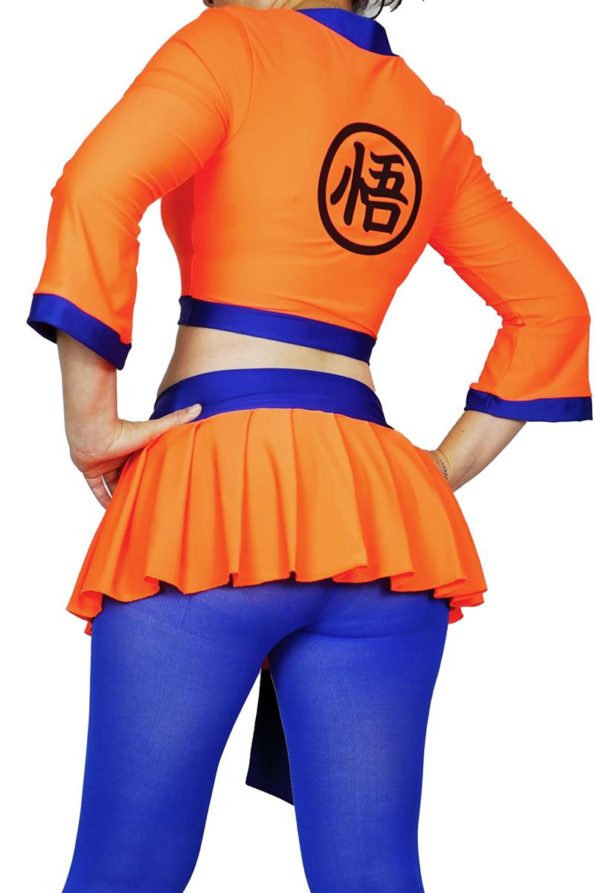 Disfraz de dragon ball z para dama de venta en mexico @outfitcoolmx sexy atrevido con pantimedias