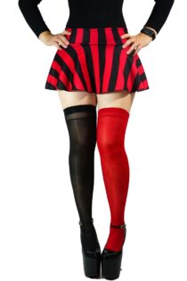 Minifalda dama corte circular para dama con medias atrevida hot F399